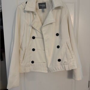 Charlotte Russe Women's Off-White Peacoat